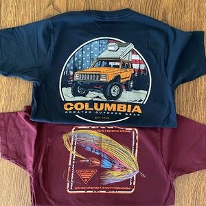 Columbia T-shirt boys size Small Youth